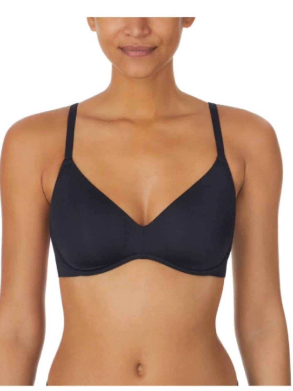 Dkny Litewear Active Comfort T-Shirt Bra Black Size 36DD 12168